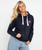 Polzeath Hoodie in French Navy & Lilac