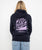 Polzeath Hoodie in French Navy & Lilac