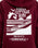 Polzeath Hoodie in Maroon & White