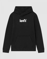 The Levi's® Boys Boys Poster Logo Hoodie in Black