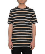 The Volcom Mens Bongo T-Shirt in Stealth