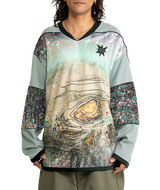 The Volcom Mens Bryan Iguchi Sweatshirt in Cypress Green