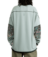 The Volcom Mens Bryan Iguchi Sweatshirt in Cypress Green