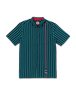 The Volcom Mens Schroff X Volcom Stripe Shirt in Dusty Aqua