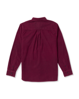 The Volcom Mens Zander Shirt in Wine