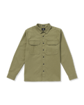 The Volcom Mens Servicestone Workshirt in Thyme