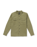 The Volcom Mens Servicestone Workshirt in Thyme