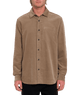 The Volcom Mens Zander Shirt in Teak