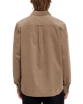 The Volcom Mens Zander Shirt in Teak