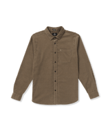 The Volcom Mens Zander Shirt in Teak