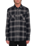 Netastone Flannel Shirt in Black