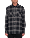 Netastone Flannel Shirt in Black