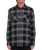 Netastone Flannel Shirt in Black