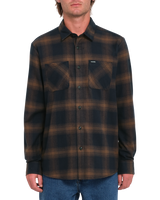 The Volcom Netastone Flannel Shirt in Dark Earth | Available at Anns Cottage