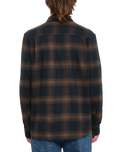 The Volcom Netastone Flannel Shirt in Dark Earth | Available at Anns Cottage