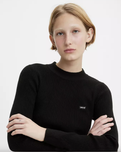 The Levi's® Womens Crewneck Rib Jumper in Caviar