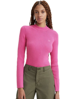 The Levi's® Womens Crew Rib Sweatshirt in Rose Violet