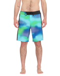 The Volcom Mens Lido Iconic Boardshorts in Electric Green