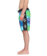 The Volcom Mens Lido Iconic Boardshorts in Electric Green