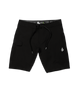 The Volcom Mens Lido Solid Boardshorts in Black