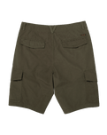 The Volcom Mens Grande Barracks Walkshorts in Wintermoss