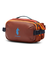 The Cotopaxi Allpa X 1.5L Bumbag in Rusty