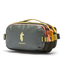 The Cotopaxi Allpa X 1.5L Bumbag in Fatigue & Woods