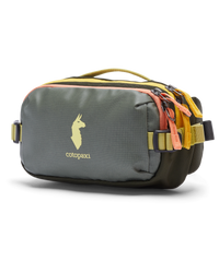 The Cotopaxi Allpa X 1.5L Bumbag in Fatigue & Woods