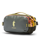 The Cotopaxi Allpa X 1.5L Bumbag in Fatigue & Woods