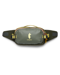 The Cotopaxi Allpa X 1.5L Bumbag in Fatigue & Woods