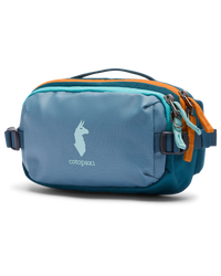 The Cotopaxi Allpa X 1.5L Bumbag in Blue Spruce & Abyss