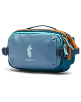 The Cotopaxi Allpa X 1.5L Bumbag in Blue Spruce & Abyss