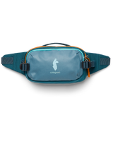 The Cotopaxi Allpa X 1.5L Bumbag in Blue Spruce & Abyss