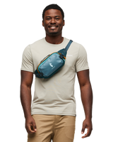 The Cotopaxi Allpa X 1.5L Bumbag in Blue Spruce & Abyss