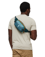 The Cotopaxi Allpa X 1.5L Bumbag in Blue Spruce & Abyss