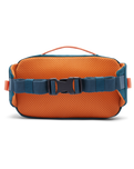 The Cotopaxi Allpa X 1.5L Bumbag in Tamarindo & Abyss