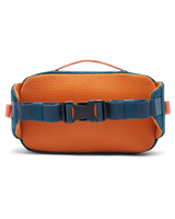 The Cotopaxi Allpa X 1.5L Bumbag in Tamarindo & Abyss