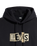 The Levi's® Mens Skate Hoodie in Chenille Patch Black Grey