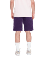 The Volcom Mens Outer Spaced Walkshorts in Deep Purple