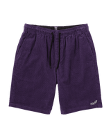 The Volcom Mens Outer Spaced Walkshorts in Deep Purple