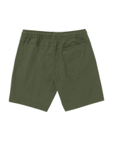 The Volcom Mens Hoxstop Volley Shorts in Squadron Green