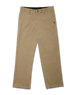 The Volcom Mens Loose Truck Chino Trousers in Khaki