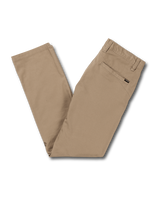 The Volcom Mens Frickin Modern Trousers in Khaki