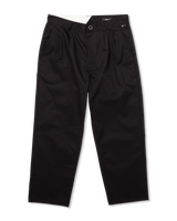 The Volcom Mens Briqlayer Pleat Trousers in Black