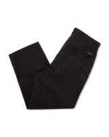 The Volcom Mens Briqlayer Pleat Trousers in Black