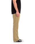 The Volcom Mens Solver 5 Pocket Cord Trousers in Khaki