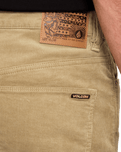 The Volcom Mens Solver 5 Pocket Cord Trousers in Khaki