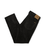 The Volcom Mens Solver 5 Pocket Cord Trousers in Stealth