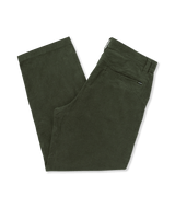 The Volcom Mens Frickin Loose Tapered Cord Trousers in Squadron Green