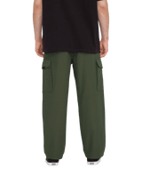 Billow Tapered Cargo Trousers in Squadron Green